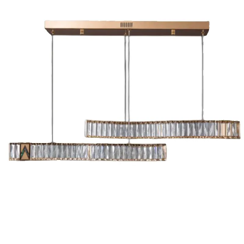 

Art gallery showcase LED wave Crystal light cord pendant Chandelier LED S light lustre de cristal Dining Room home deco lighting