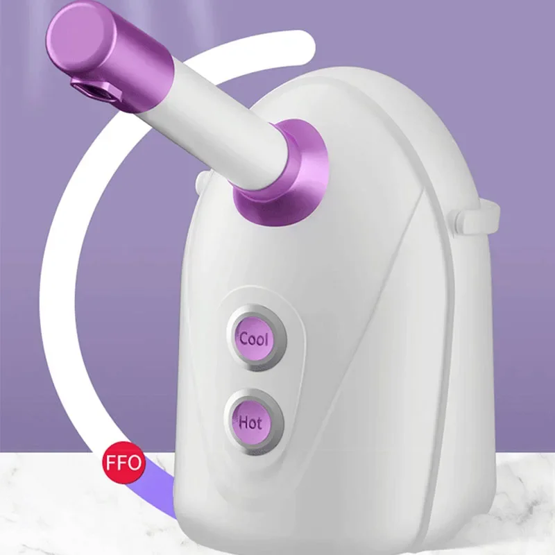 Hot and Cold Double-spray Face Steamer Household Small Beauty Salon Special Sprayer Sprayer Face Steamer Hydrating