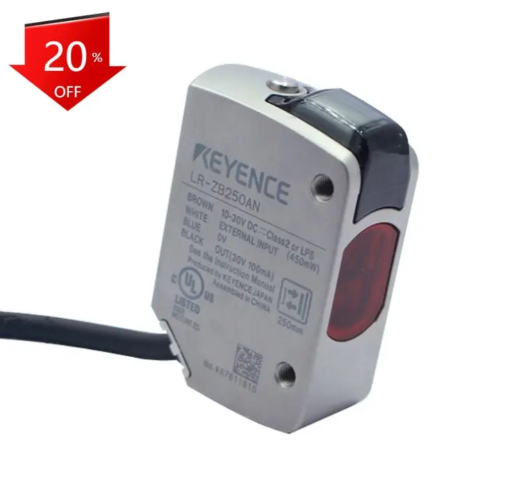 

Keyence LR-ZB250AN amplifier built-in type CMOS laser sensor detection range 35-250mm range set Original and genuine