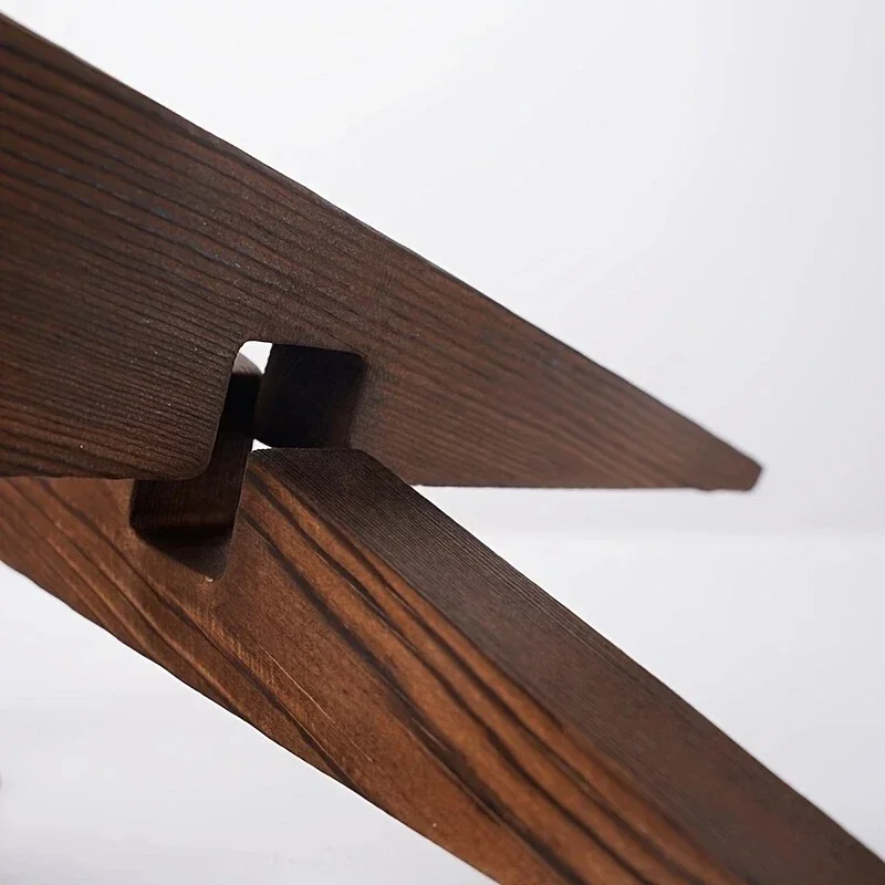 Wooden Cookbook and Tablet Holder with Flat Base