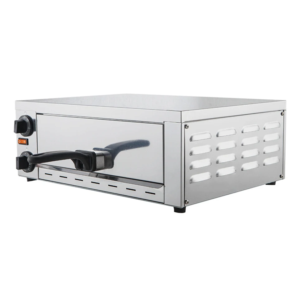 HP01P Countertop Pizza Bake Oven - Home & Commercial Toaster with Stainless Steel Pan & Removable Pizza Tray 6