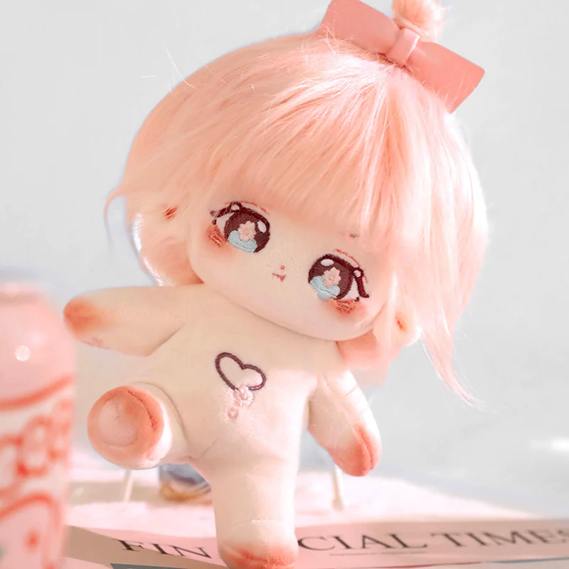 Kawaii Plush Cotton Doll Idol Stuffed Super Star Figure Dolls Cute Fat Body Cherry Blossoms Girl Doll Can Change Clothes Gift пазл super 3d wish upon a star желание на звезду 500 деталей