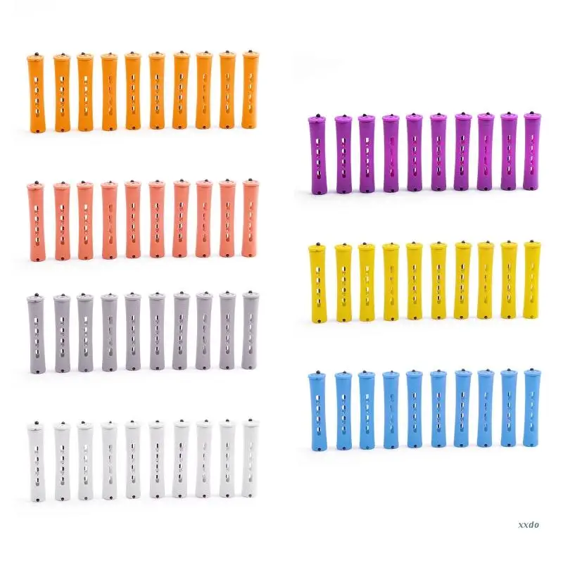 

10pcs Hair Perm Rods Cold Wave Rod Perming Rods Curlers Hair Rollers for Salon Home Styling Tools