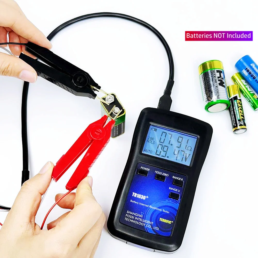 배터리 내부 저항 테스터 TR1030 + 0  45V 18650 리튬 니켈 수소 납산 알카라인 배터리, 업그레이드 YR1030
