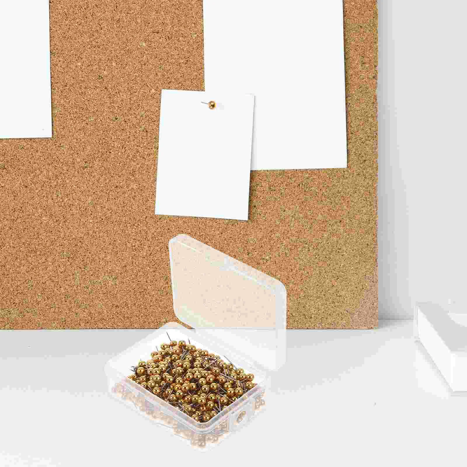 Flag Push Pins Map for Gold Decor Cork Board The Sign Thumbtack Tacks Pegboard 400 PCS