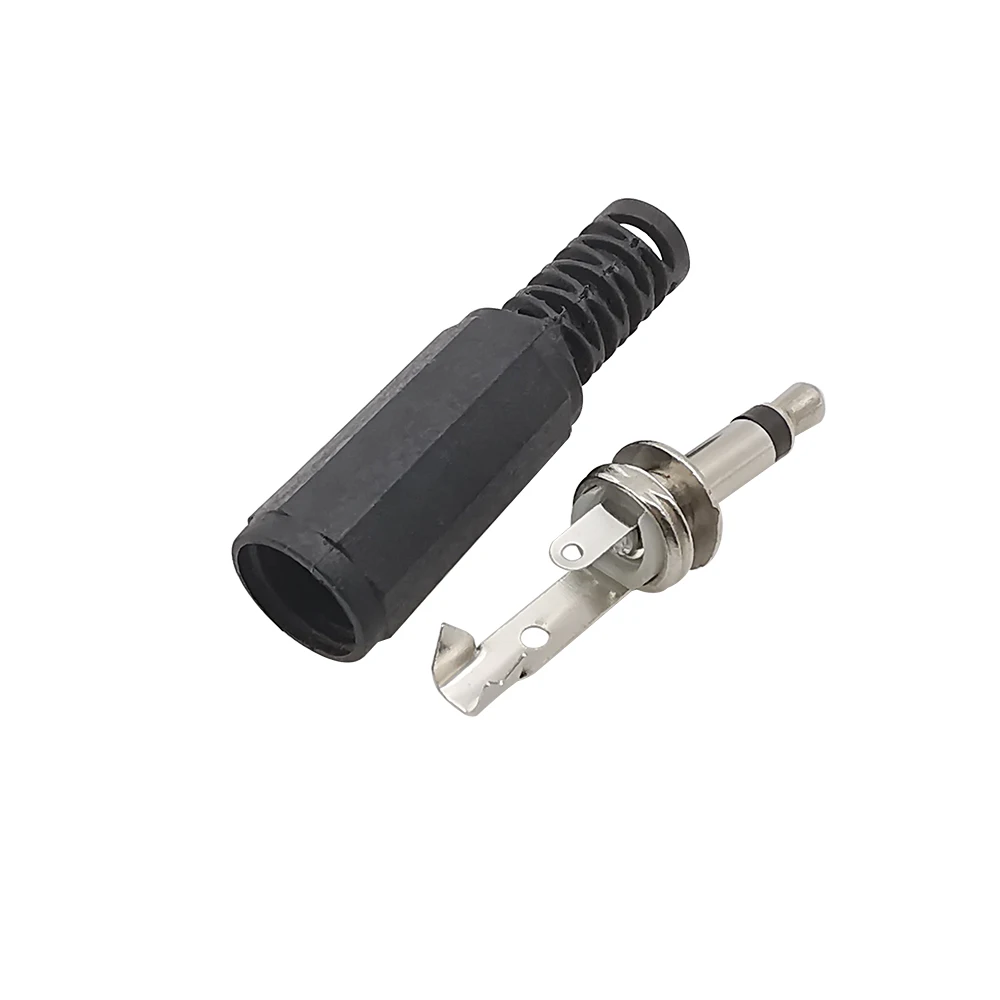 Solder Type 3.5mm Male Plug Mono Headphone Cable Extension Connector 3.5 Plug Single Channel Jack DIY Audio Adapter 20/10/5/2Pcs audio cable,cable adapter,audio jack adapter,audio av adapter