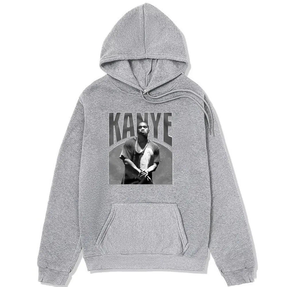 Rapper Kanye West College Dropout Graphics Hoodie Male Autumn and Winter Fashion Oversized Sweatshirts Men Long Sleeve Pullover