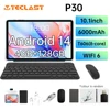 Teclast P30 Tablet Unisoc T606 1.6GHz/ 4GBRAM/128GB ROM/10.1inch 1280×800iPS/WIFI/6000mAh/Type-C/5MP+2MP Camera/Android 14) 1
