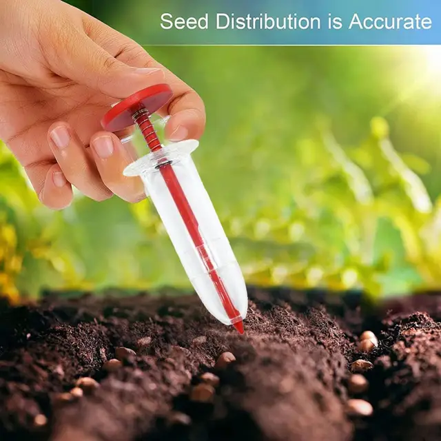 Kerti Vetőgép Egyszerű Művelet Nagy Kapacitású Mini Kézi Kézikönyvet Vető Dibbler Ültetési Eszköz Paradicsomkerti Edények Kertjéhez