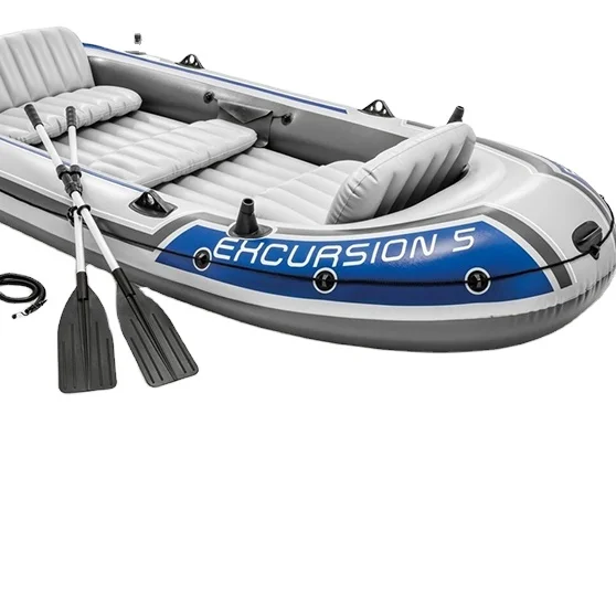 Inflatable EXCURSION BOAT SET 5-Person PVC w/pump 1