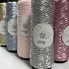 100g Fine Gold Silver Yarn Core-spun Wires Shiny Crochet Steel Wire Ball Thread Metallic Hand-woven DIY Handbag Purse Needlework 1