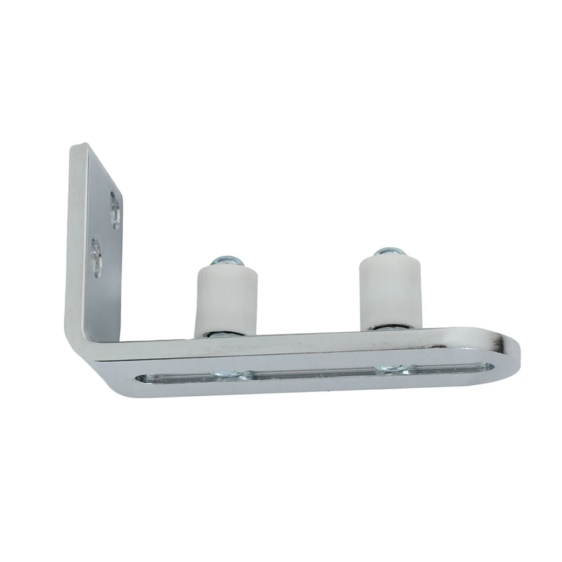 LUDA 3X Floor Guide For Bottom Of Sliding Barn Doors Adjustable Wall Mount Stay Roller Guide Ball Bearings