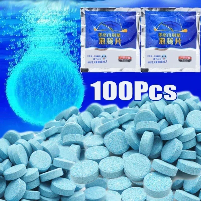 Glass Water Effervescent Film Wiper Solid Concentrate Four Seasons Universal Strong Anti-freeze Wiper Essence Zero Shellac 3