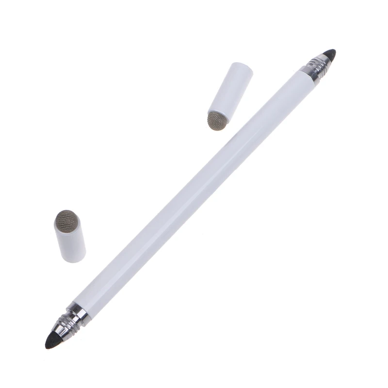 Universal Capacitive Pen Dual Heads w Soft Nibs Touch Screen Stylus Compatible Universal for Smartphones Tablets Tab