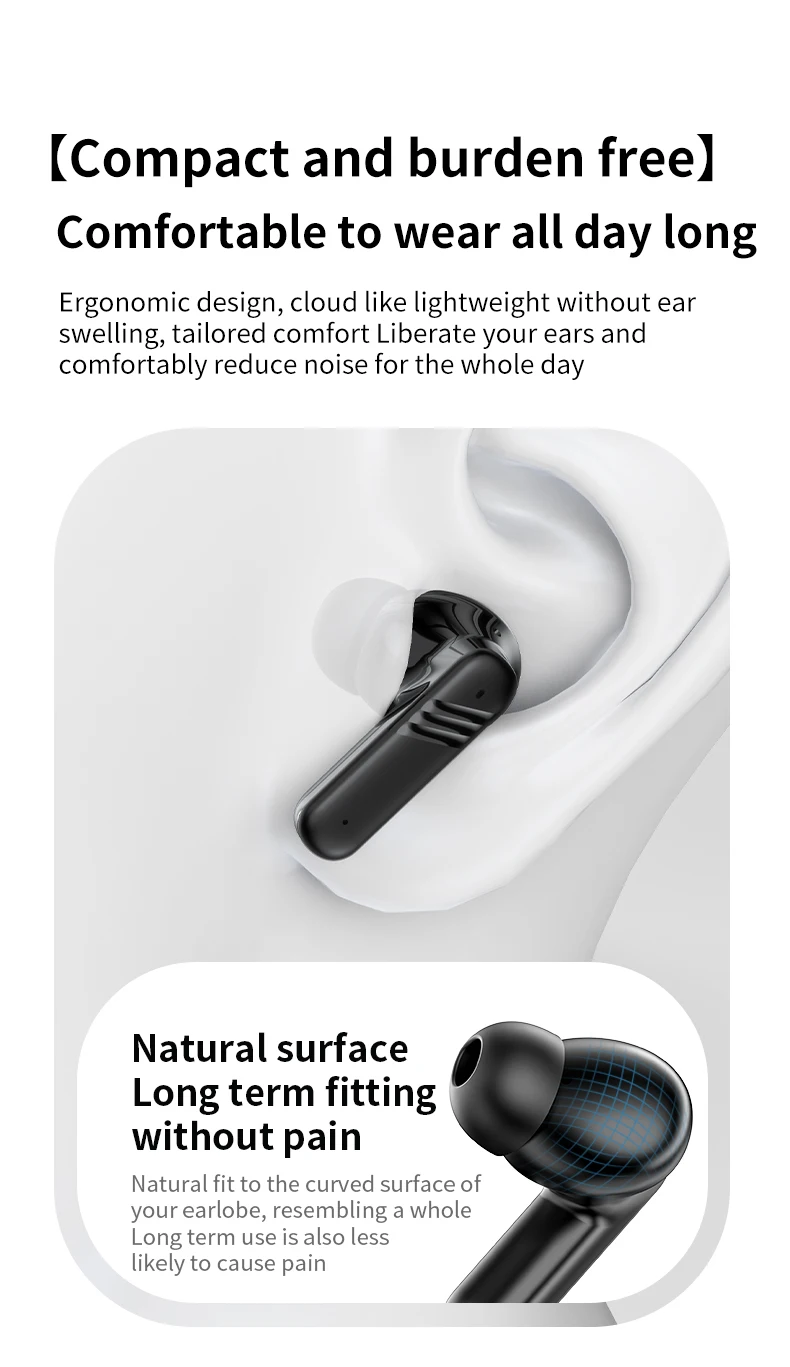 AI Translator Bluetooth 134Languages Bluetooth 5.4 Wireless Headphones Translation Earphones Waterproof Rating Long Battery Life S3ff8a81cb50a41a5b6408d6da80ee0884
