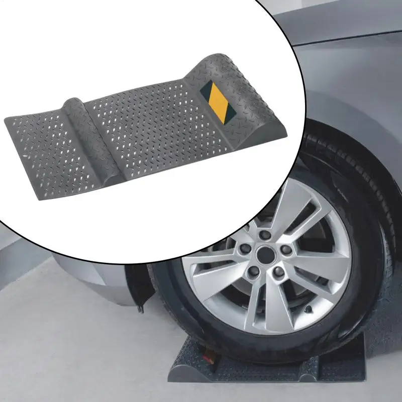 Wheel anti-skid device vehicle positioning anti-slip car truck parking Stop garage parking Non-Slip assist tire plug parking pad