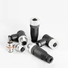 M12 sensor connector 4pin 5pin M12-8 waterproof male&female plug screw threaded coupling A Code sensor connectors 2