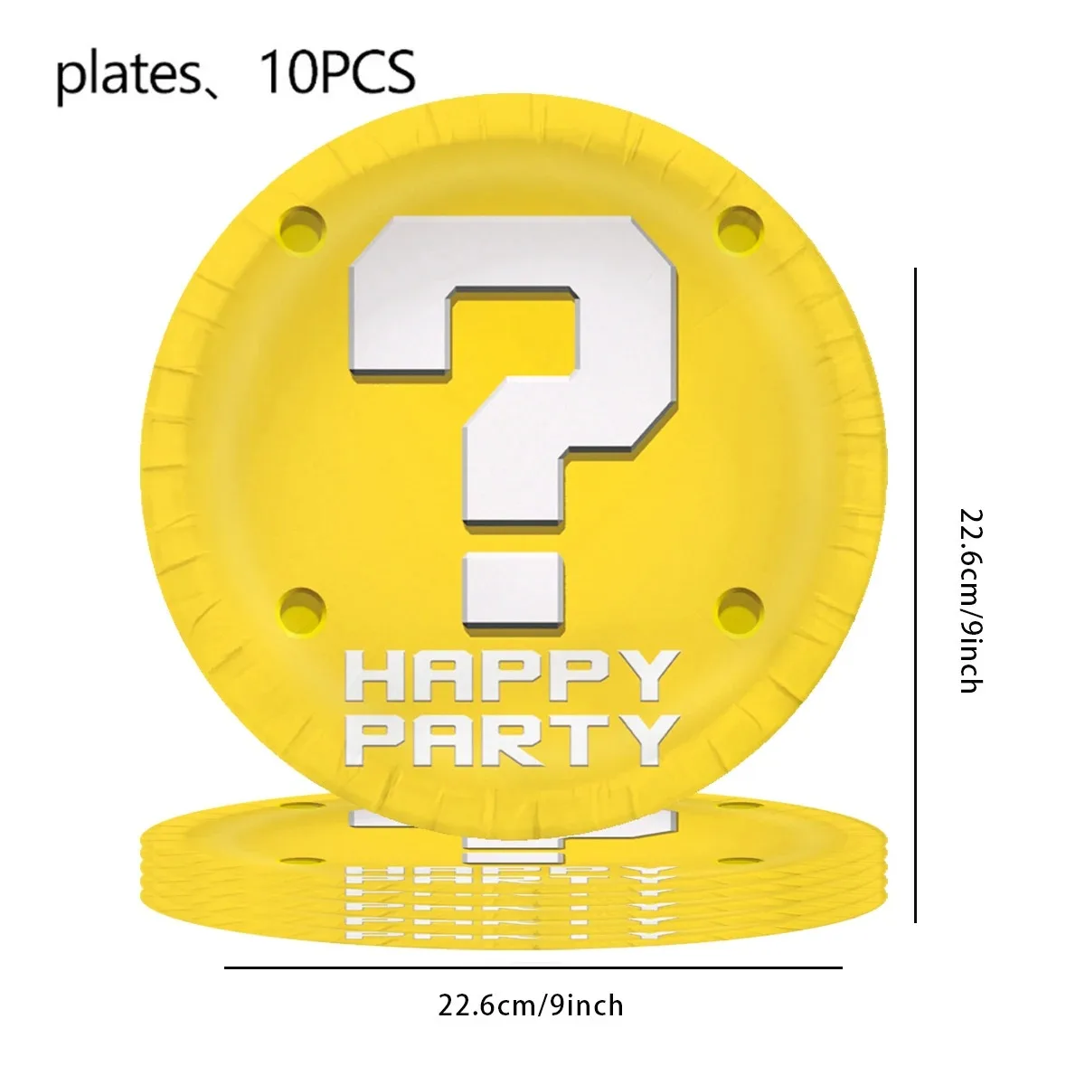 thumbnail image 1 of Decoración para fiestas de cumpleaños infantiles de Super Mario Bros, vajilla para fiestas, juegos completos, accesorios de mesa, platos, tazas, regalos para baby shower, 1 of 5