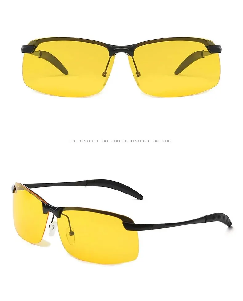 Nachtsichtbrille Schutz Reiten Sport Neue polarisierte Sonnenbrille für Herren Fahrer Fahren – Detail 9