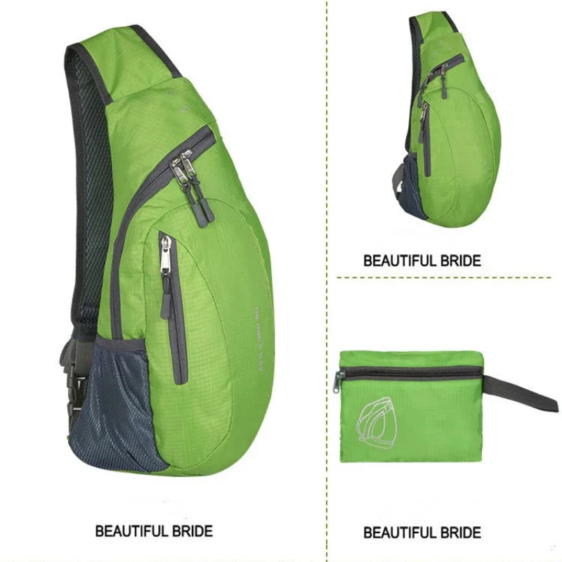 Male Female Sport Messenger Single Shoulder Crossbody Bag Outdoor Hiking Waterproof Chest Pack Men Bag