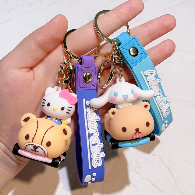 Sanrio Hello Kitty Silicone Doll Keychain