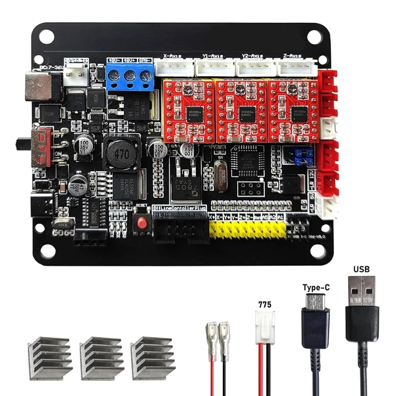 

3-Axis USB GRBL Control Driver Board Offline GRBL Controller Laser-Engraving