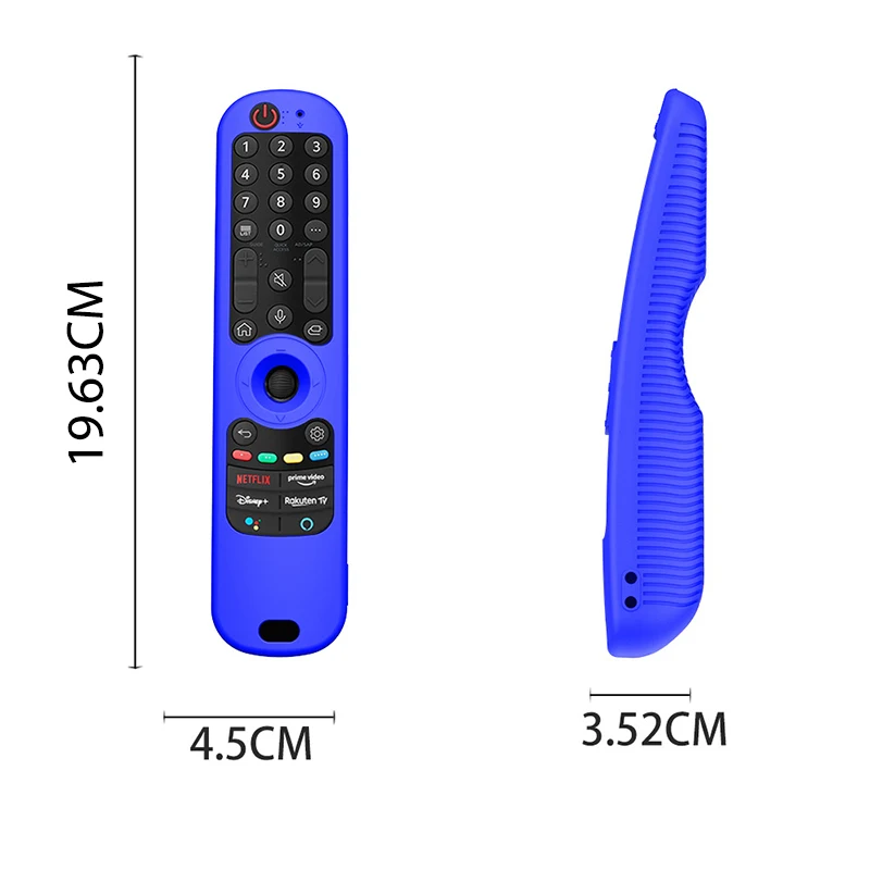 Half-Cover Silicone Remote Case for LG AN-MR21GC MR21N/21GA Shockproof Protective Cover Drop-Proof Shell Accessories