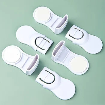 6pcs Baby Safety Locks, Suitable for Cabinets, No Drilling Required,ABS Material Drawers, and Refrigerators - Easy Installation,
