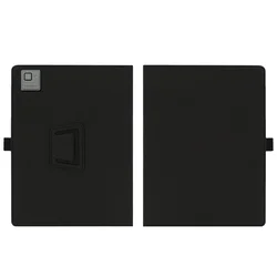 Premium PU Leather Two - Fold Stand Tablet Case Cover with Hand Strap and Magnetic Closure for OPC1070 (Black)