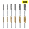 Stainless Steel Drilling Brush Twisted Wire Stainless Steel Cleaning Brushes For Electric Drill Impact Tool Cleaning 2