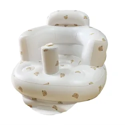 Baby Inflatable Seat with Built-in Air Pump - Infant Back Support Sofa and Toddler Chair (ST936)