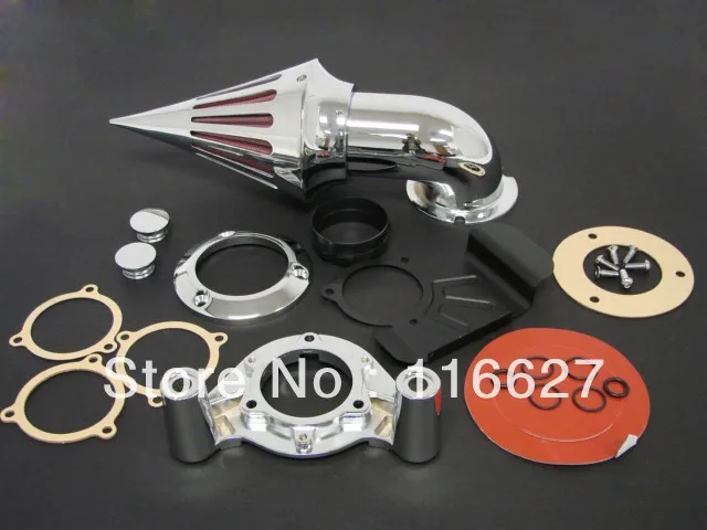 

Комплект фильтров для воздухоочистителя g CHROME с шипами для 2008 + HARLEY TOURING 2009 2010 2011 2012