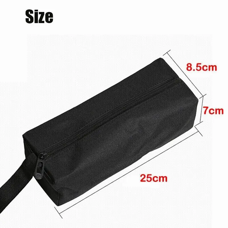 Oxford Canvas Waterproof Storage Hand Tool Bag Screws Nails Drill Bit Metal Parts Fishing Travel Makeup Organizer Pouch Bag Case