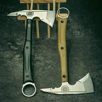 PSRK Bushcraft Axe Full Tang 9cr18mov Blade G10 Handle Outdoor Camping Hunting Survival Tactical Utility EDC Tool K Sheath 1