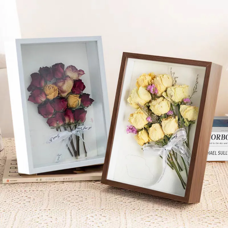 Shadow Box Depth 3cm Wooden Photo Frame For Displaying Three-Dimensional Works Nordic DIY Wood Picture Frame Photo Decor view 4