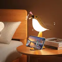 Creative Magpie Table Lamp Aroma USB Charging Adjustable Brightness Bird Table Lamp With Remote Control For Bedroom Phone Stand 1