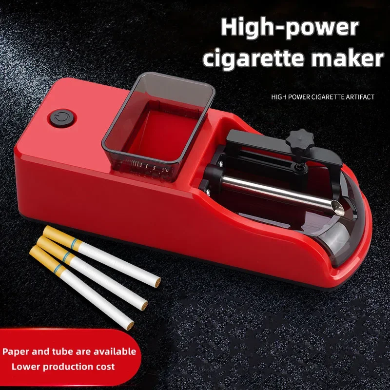 

Electric Automatic Cigarette Rolling Machine Tobacco Winding Roller Stuffing Wrapping Maker DIY Smoking Tool 6.5/8.0mm EU Plug