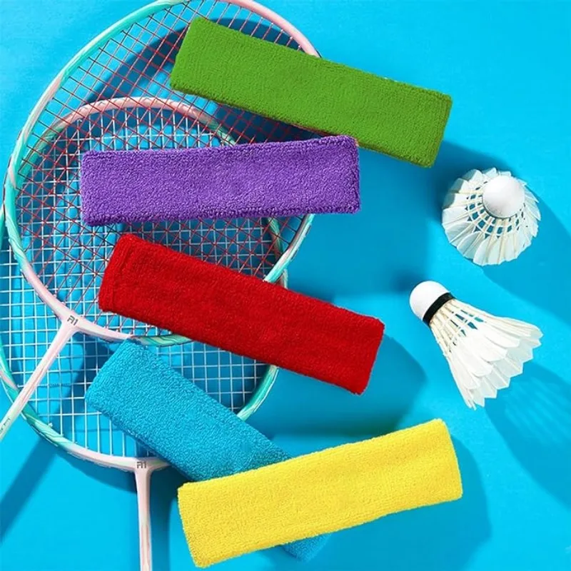 1Pc Towel Yoga Hairband Sport Headband Ribbons Elastic Sweat Hair Band For Men Women Running Fitness Accessories Head Sweatband - Image 6