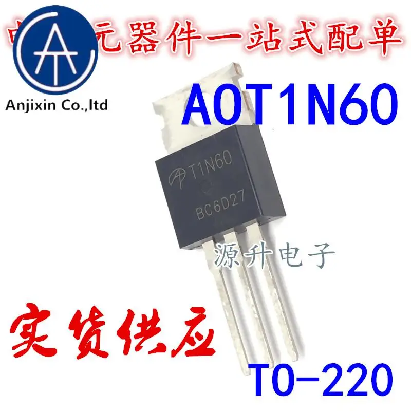 

20 шт. 100% оригинальный новый AOT1N60/T1N60