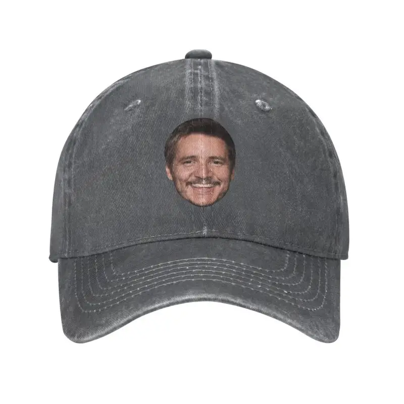 

Fashion Cotton Pedro Pascal Simle Face Baseball Cap Women Men Custom Adjustable Unisex Dad Hat Spring