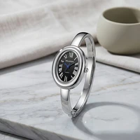 Montre à quartz élégante pour femme avec cadran ovale Roma, bracelet à la mode, montre-bracelet pour femme, Reloj Mujer, horloge pour fille, cadeau (sans boîte) 6