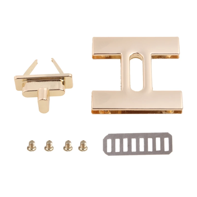 

H Clasp Turn Lock Twist Locks DIY Leather Handbag Shoulder Bag Hardware