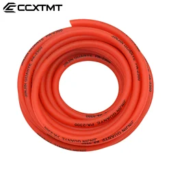 Motorcycle ATV Scooter Fuel Line Hose - Multiple Lengths & Colors, Durable Rubber Soft Tube (5M Red)