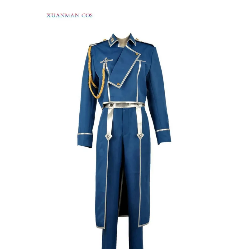 

Fullmetal Alchemist Cosplay Costume Colonel Roy Mustang Jacket Military Uniform Cosplay Lieutenant Riza Hawkeye Halloween Suit