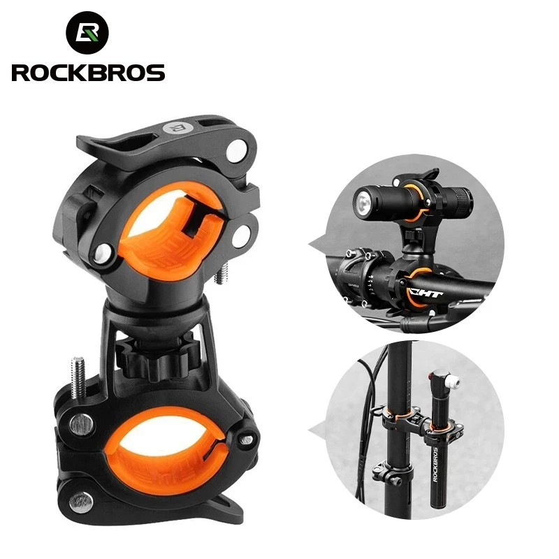 

Держатель велосипедных фонарей ROCKBROS, быстросъемный кронштейн для велосипеда, Аксессуары для велосипеда