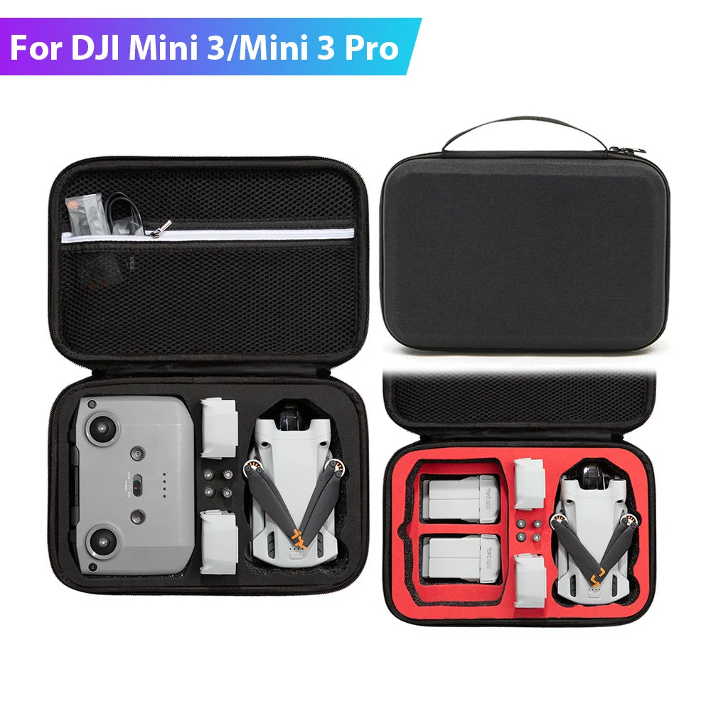 Storage Bag For DJI Mini 3 Pro Drone Remote Controller Handbag Carrying Case for DJI Mini 3 Drone Accessories Portable Box drone accessories drone storage bag drone storage case