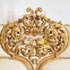 Designer Backrest High Double Bed Velvet Luxury Gold Big Princesse Adults Beds Bedroom Wooden Modern Cama De Casal Furniture 5 Designer Backrest High Double Bed Velvet Luxury Gold Big Princesse Adults Beds Bedroom Wooden Modern Cama De Casal Furniture 5