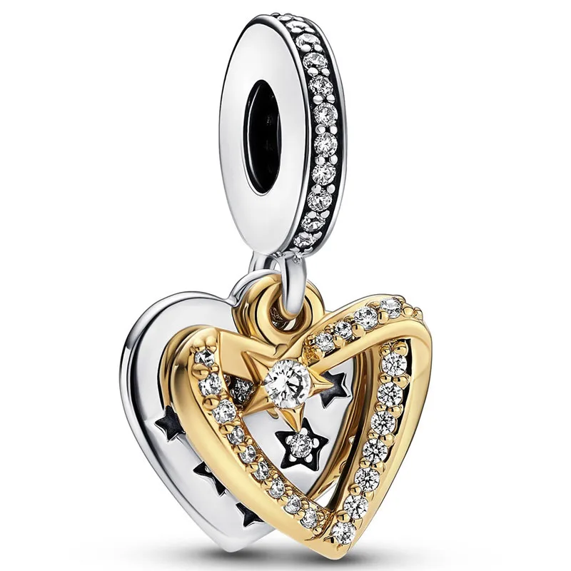

Original Moments You Are My Star River With Crystal Dangle Charm Fit Pandora 925 Sterling Silver Bracelet Bangle Diy Jewelry