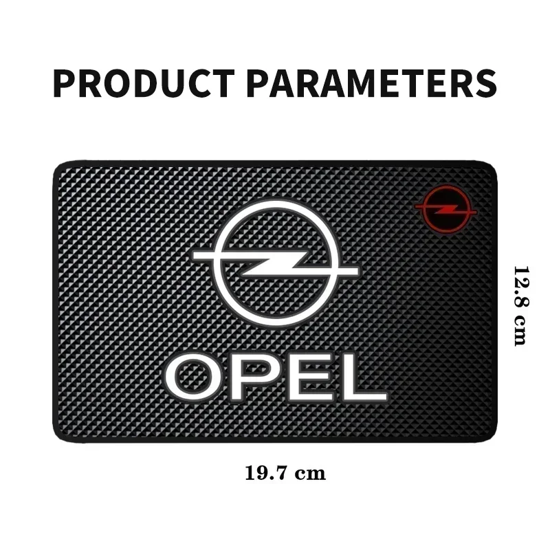 Car Dashboard Non Slip Phone Mats Anti-slip Silicone Pad For Opel insignia Astra H G J Antara vectra Vivaro corsa c d zafira b
