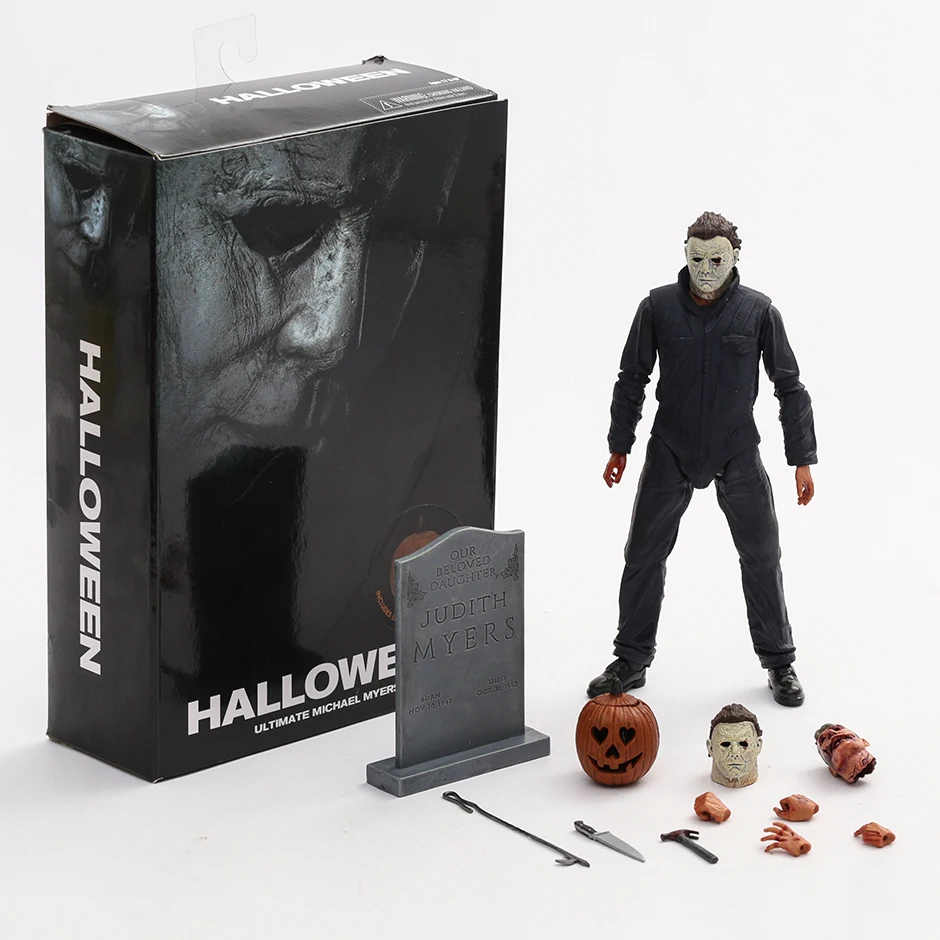 thumbnail image 1 of Figura de acción auténtica de Halloween de Michael Myers Ultimate de NECA completa, 1 of 5